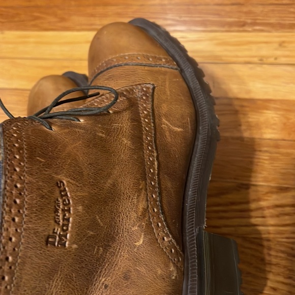 Dr. Martens MIE Granny Brogue Y2K Block Heel Ankle Boots UK 7/US10 - Picture 7 of 14